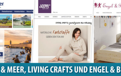 Neu bei elitebonus.de: Berge & Meer, Living Crafts und Engel & Bengel