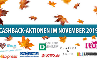 Cashback-Aktionen im November 2019