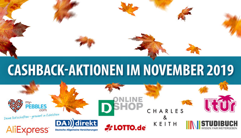 Cashback-Aktionen im November 2019