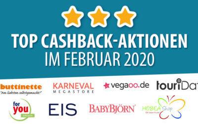 Cashback-Aktionen Februar 2020