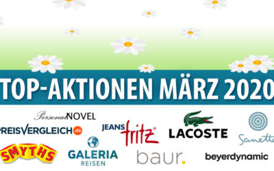 Cashback-Aktionen im März 2020
