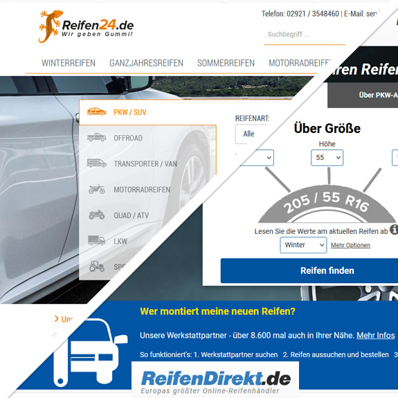Cashback Reifen24.de und Reifendirekt.de