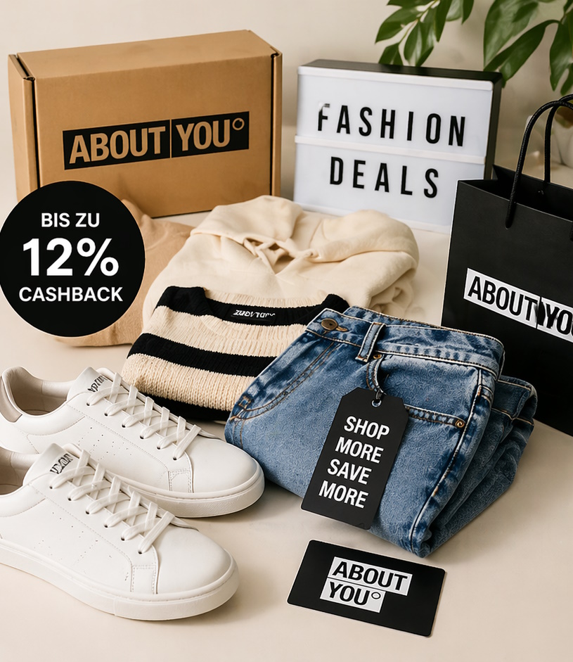 Mode Sale bei About You Kleidung und Fashion Deals mit Cashback sparen