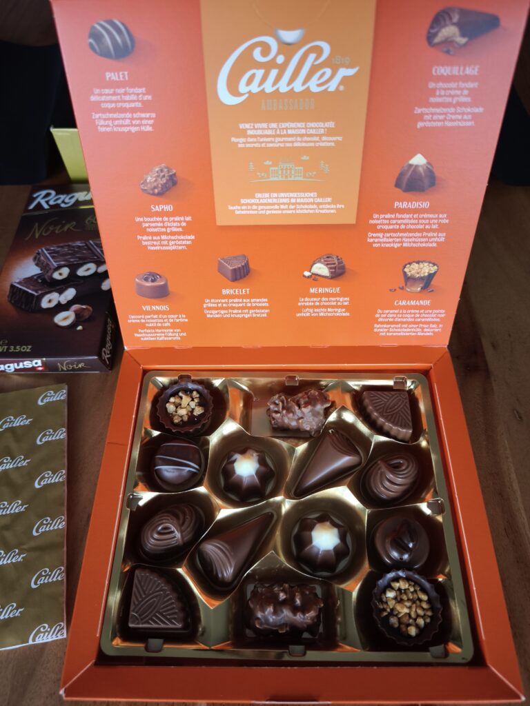 Cailler Parlines aus der Swiss Chocolate Club Mai-Edition 2026