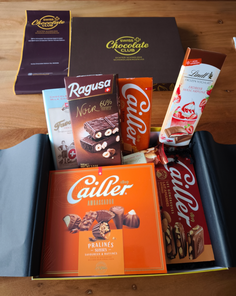 Swiss Chocolate Club Box Mai 2026