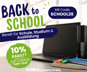 ESM Computer Back to School – 10 % Rabatt