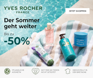 Yves Rocher – Bis zu 15 € Rabatt mit Code BEACH26