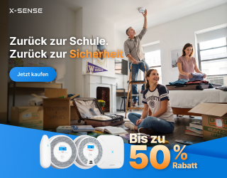 X-Sense Back to School Sale – Bis zu 50 % + 12 % Extra