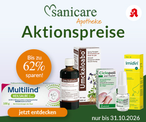 SANICARE – Bis zu 62% Rabatt auf Aktionsartikel