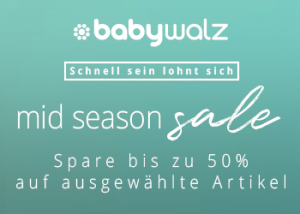 Babywalz Summer Sale – Bis zu 70 % Rabatt